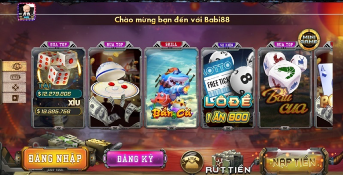 Babi88 Net  – Thánh địa game quay hũ đổi trả thưởng cao nhất